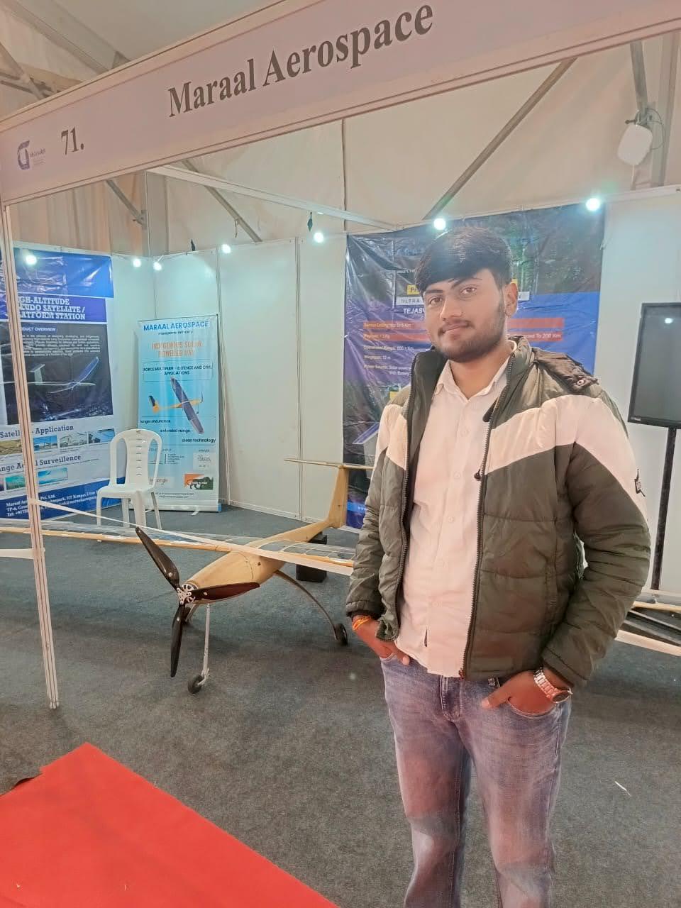 Vaibhav at IIT Kanpur Innovation Expo
